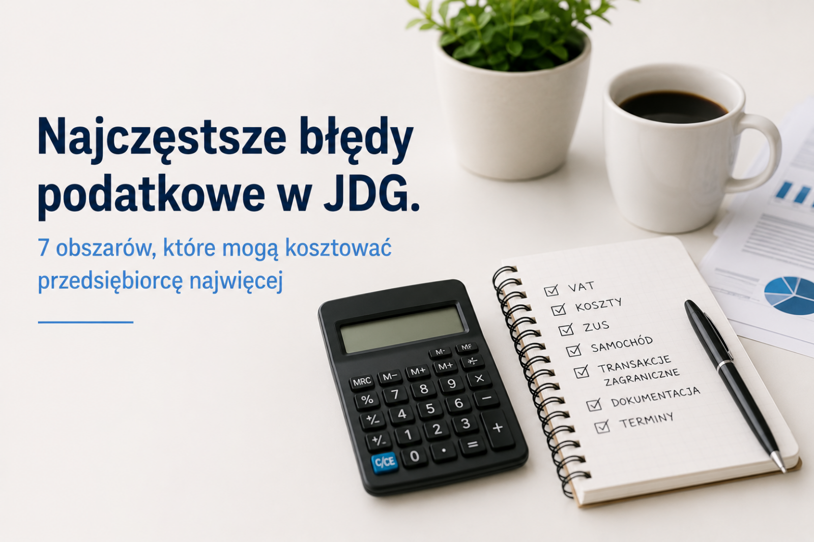 Najczęstsze błędy podatkowe w JDG.